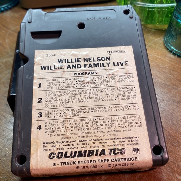 Willie Nelson eight track tape lot of 4 - Picture 7 of 9